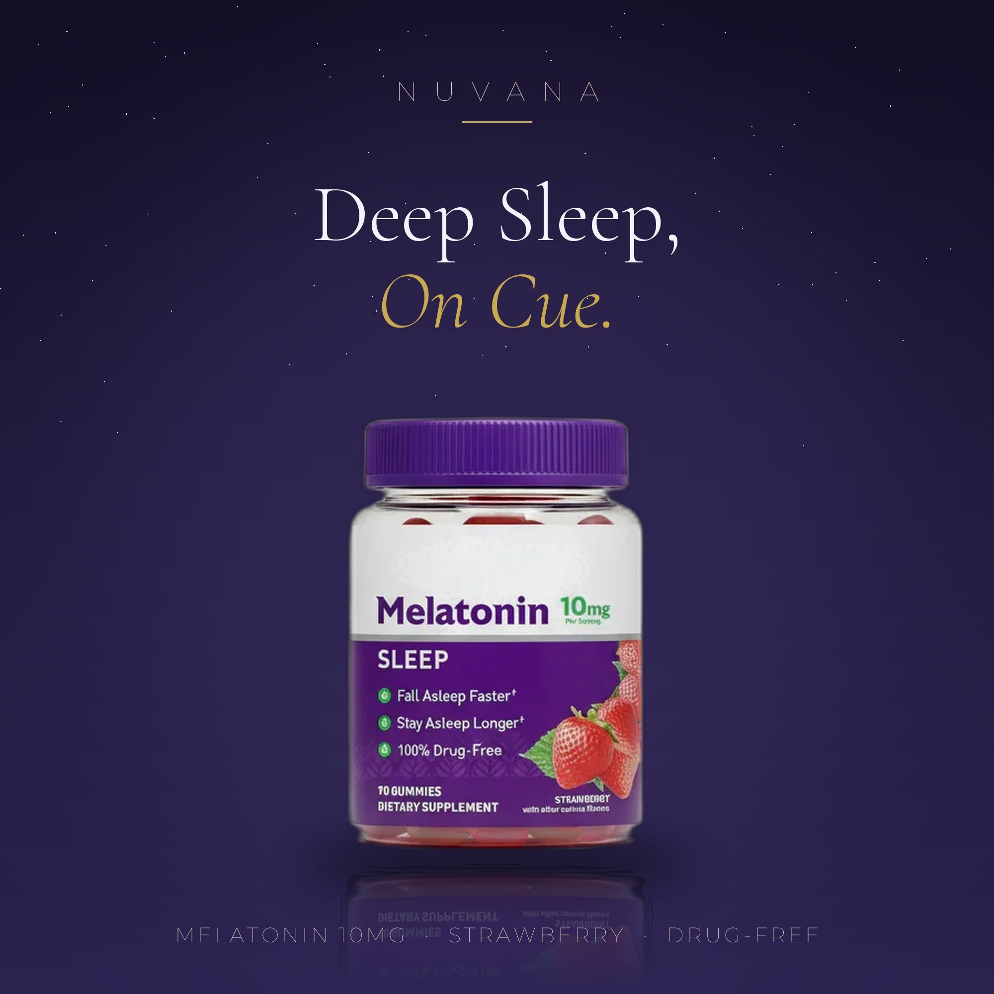 Melatonin 10mg Sleep Gummies 90 Pack