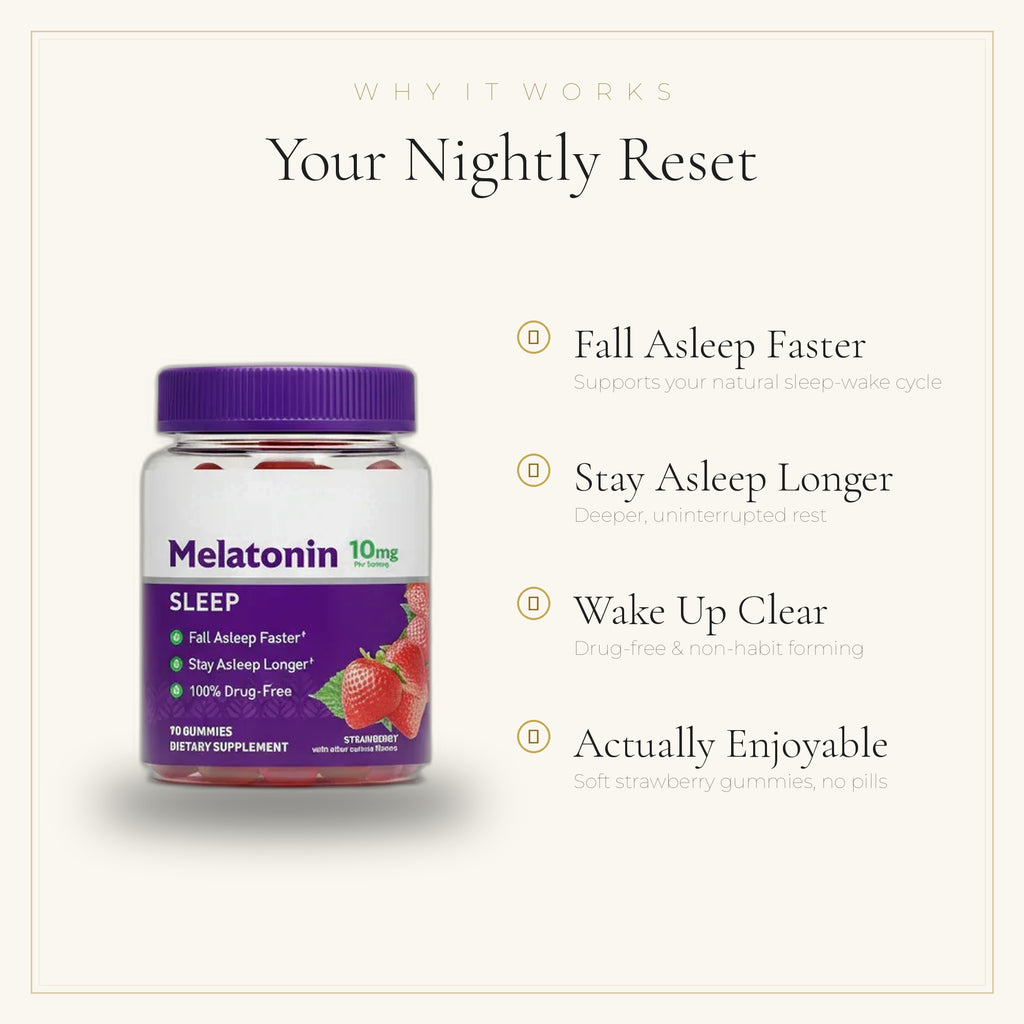 Melatonin 10mg Sleep Gummies 90 Pack